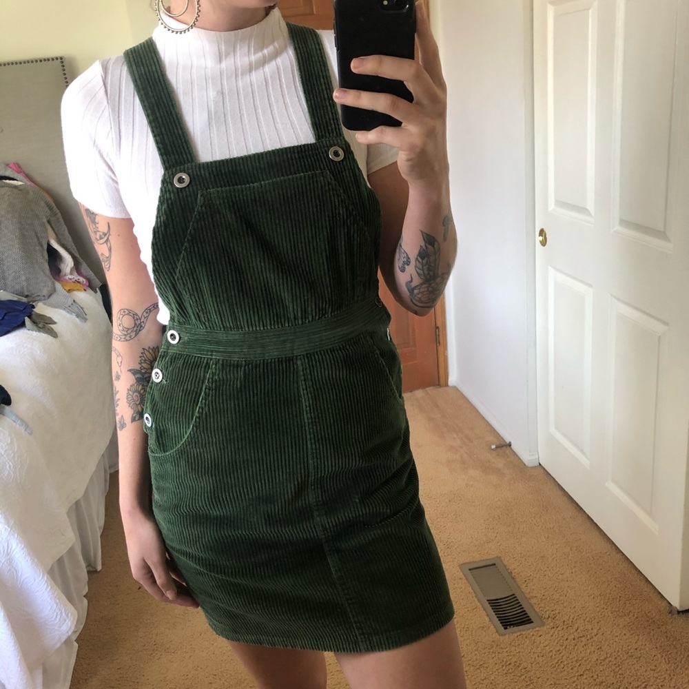 Corduroy Overall Dress